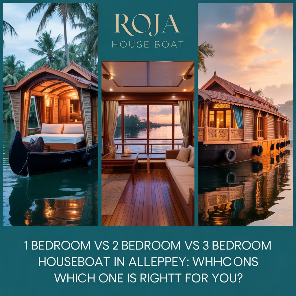 Best 1 vs 2 vs 3 Bedroom Houseboat Alleppey