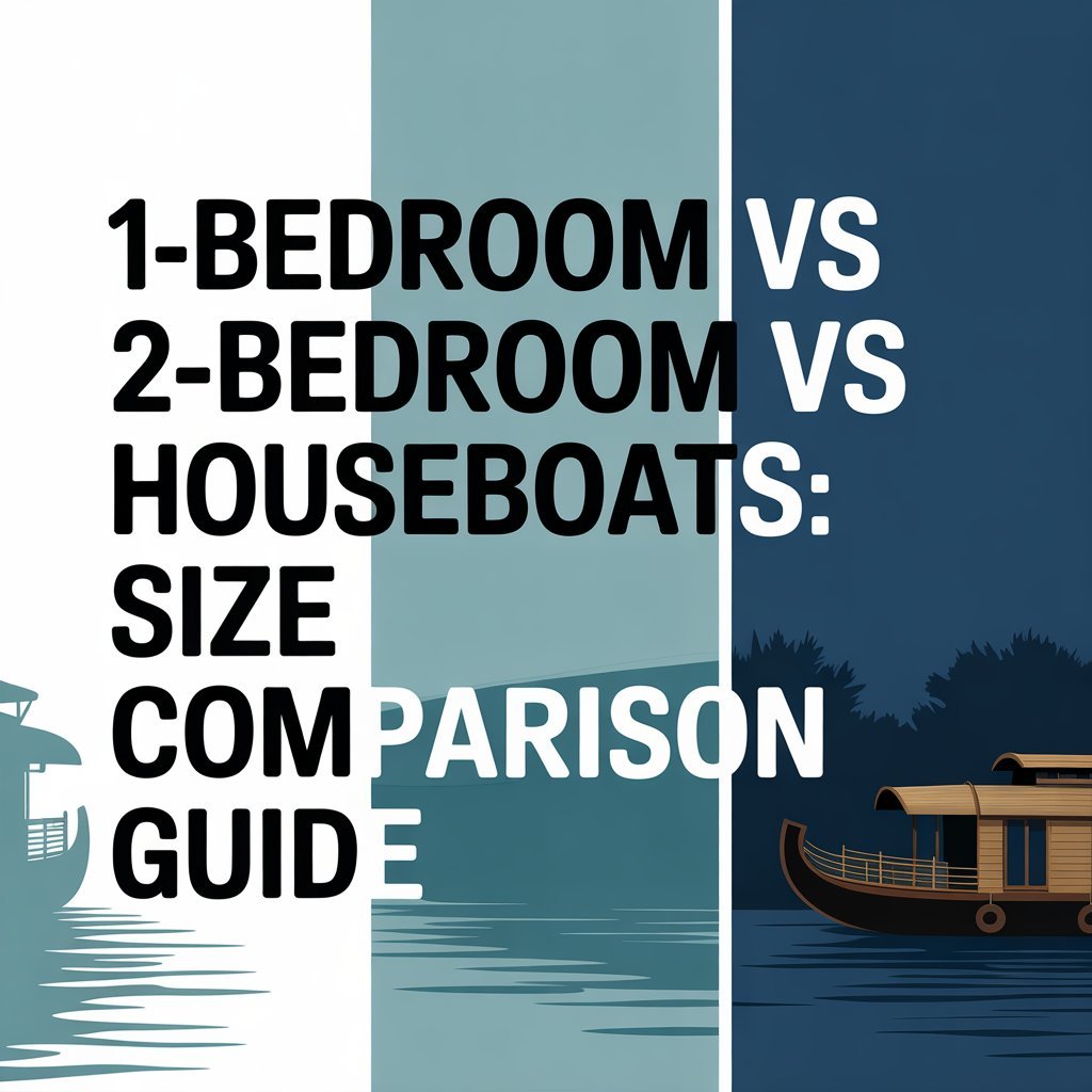 Alleppey Houseboat Size Comparison guide