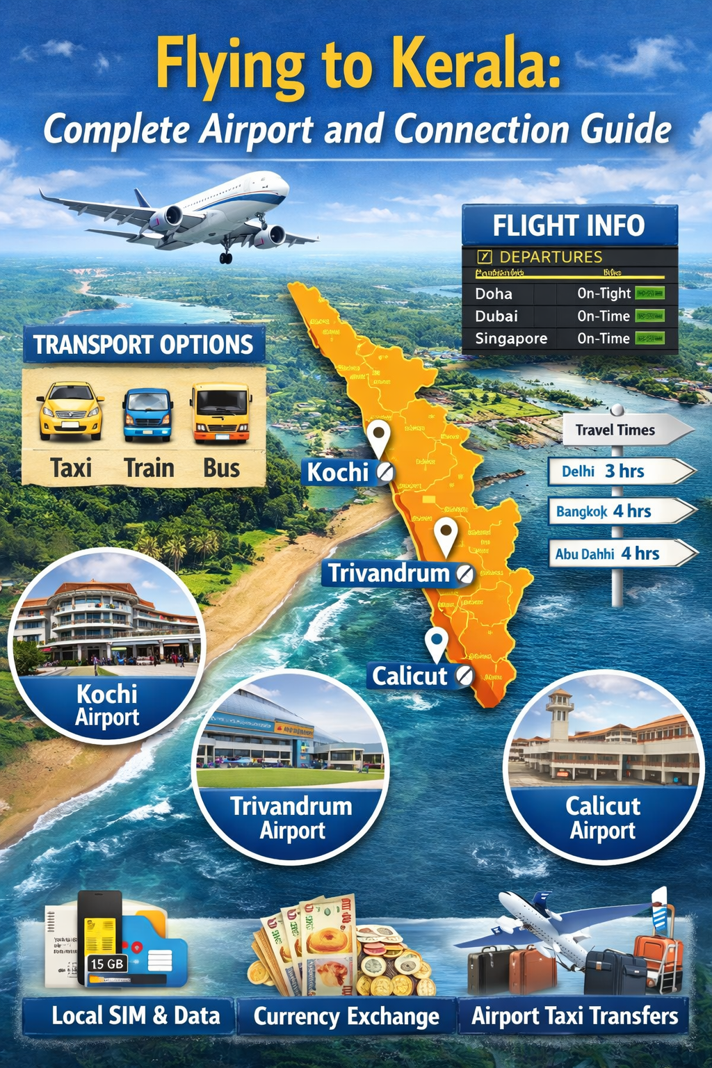Flying to Kerala: Complete Airport and Connection Guide