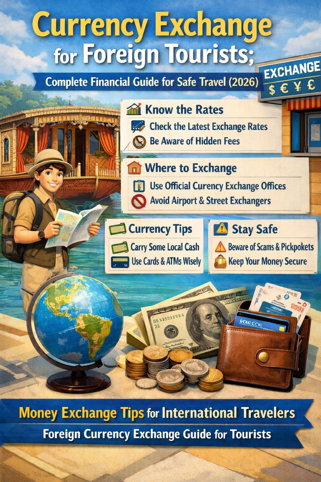 Currency Exchange for Foreign Tourists: Complete Financial Guide for Safe Travel 2026