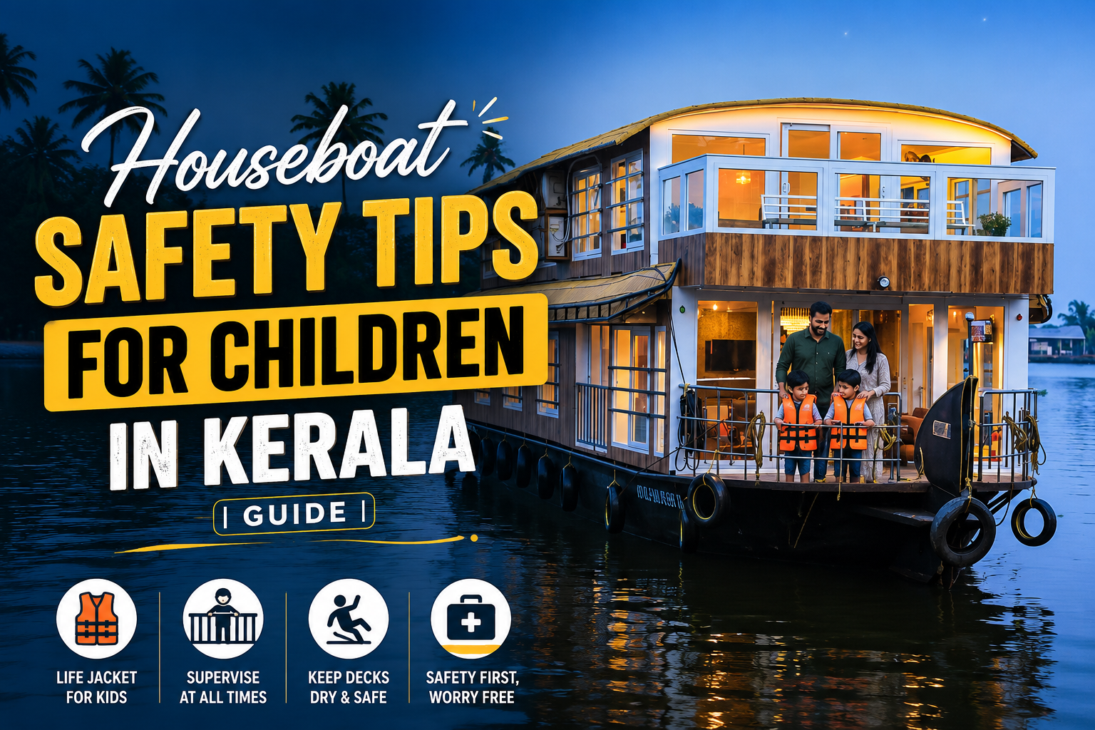 Houseboat-Safety-Tips-for-Children-in-Kerala-Backwaters-Parent's-Full-Guide