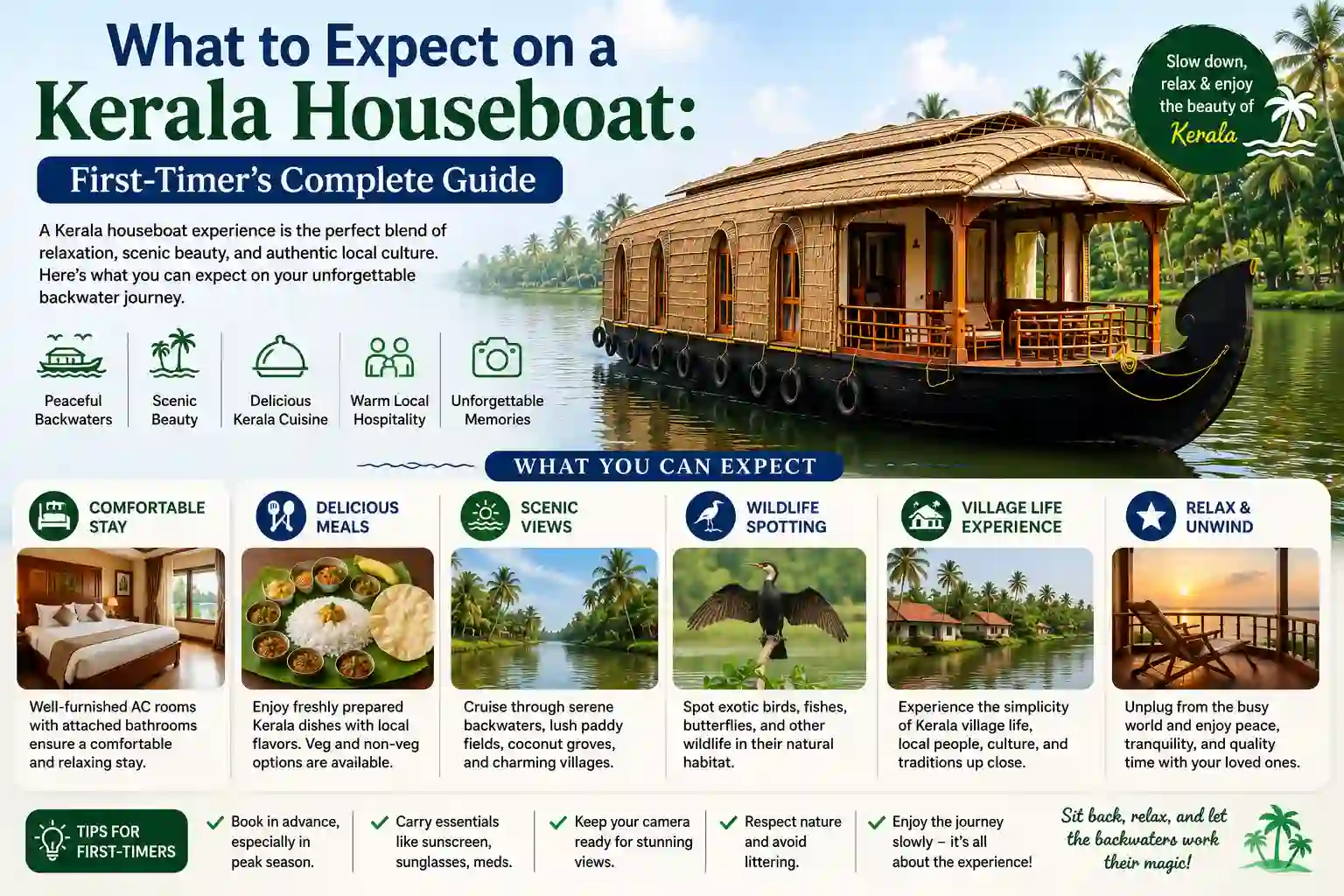 Kerala houseboat first time guide