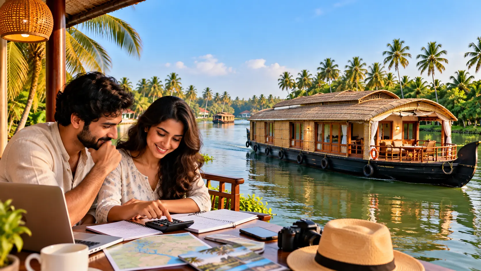 budget vs luxury houseboat Alleppey